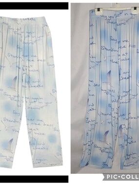 Womens Taylor Swift Merch Taylor Version 1989 Wildest Dreams Pajama Pants Size M